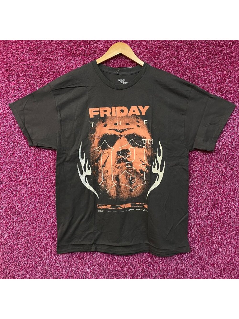 Friday the 13th Jason Voorhees Camp Crystal Lake Graphic T-Shirt XL